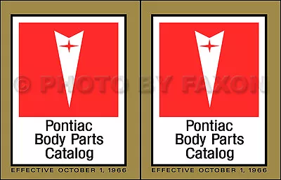 Pontiac Master Body Parts Book 1963 1964 1965 1966 1967 Illustrated Catalog • $69