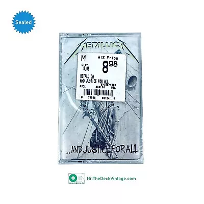 Metallica - And Justice For All Cassette Tape (1988) US 1994 Reissue OG SEALED • $225