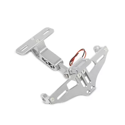 Number Plate Holder / Tail Tidy For Kawasaki Z 650 / 400 / 300 / 125 NH2 Silver • £63.67