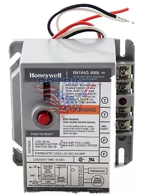 NEW OEM!! HONEYWELL R8184G4066 Oil Burner Control With 15 Second Safety Timing • $176.71