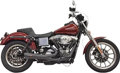 Bassani Road Rage Ripper 2:1 Full Exhaust System Black 1D5B Harley Davidson Dyna • $985.95