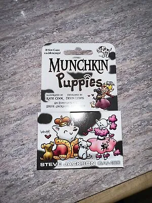 Munchkin Puppies 30 Card Game Expansion Steve Jackson SJG4216 Booster Pack Dogs • $5