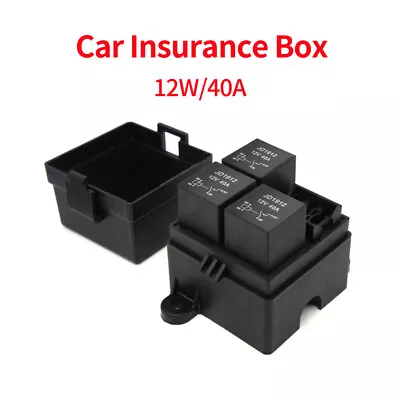 DC12V Universal Car Truck Relay Free Combination 3 Way 4/5Pin Fuse Holder Relay. • $15.86