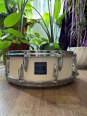 Vintage B&H AJAX Pipper 14x5 Snare Drum Parallel Throw Off • $161.62