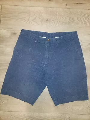 (35) Mens Brooks Brothers Chino Shorts Blue Seersucker • $7