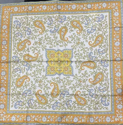 $32 • Buy JIM THOMPSON Women's 100% SILK SCARF/GORGEOUS PAISLEY DESIGN-THAI SILK 32”x32”