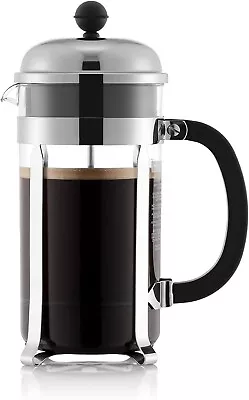 Bodum Chambord French Press Coffee Maker 1 Liter 34 Ounce 12 Cup Chrome • $34.99