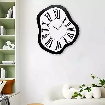 Distorted Wall Clock Interior Wall Clock Luxury Creative Melting Clock Distorted • $33.79