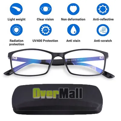 $13.64 • Buy Anti Blue Light Reflecter Computer Gaming Reading Glasses UV Blocking Protection