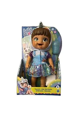 Baby Alive Tinycorns Panda Unicorn Baby Doll With Bottle Diaper NEW • $42.79