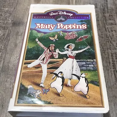 Vintage VHS Mary Poppins Disney Masterpiece Collection Clamshell Rare • $12.50