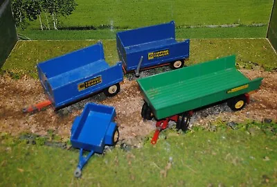 £0.99 • Buy Britains 1/32, 4 Trailers , 2 X Silage , 8 Wheel & Small Cargo Trailer ,