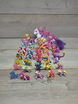 LARGE LOT OF MY LITTLE PONY FIGURES PONIES Lot 43 MINI FIGURES Assorted Sizes • $27.99