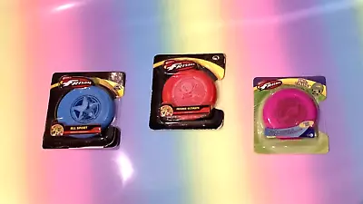 £4.50 • Buy ⭐️ Mini Brands Toys Bundle FRISBEE X3 Red Blue Pink Ultimate All Sport Classic🥏