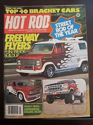 Hot Rod March 1978 Freeway Flyers Vans Fun Truck Buildup Y2 GG X C1 CC I X1 • $5.99