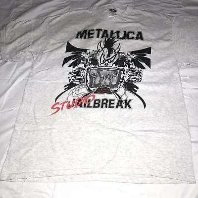 Vtg Metallica Fan Can #1 Red Alert Studio Break Shirt 1995 XXL The Boys Are Back • $189.90