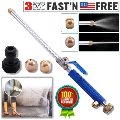 $10.59 • Buy Hydro Jet High Pressure Power Washer Water Spray Gun Nozzle For Car Garden Hose