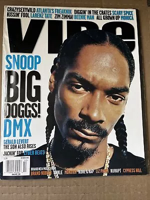 Vibe Magazine (October 1998) Snoop Dogg DMX Gerald Levert Monica • $22