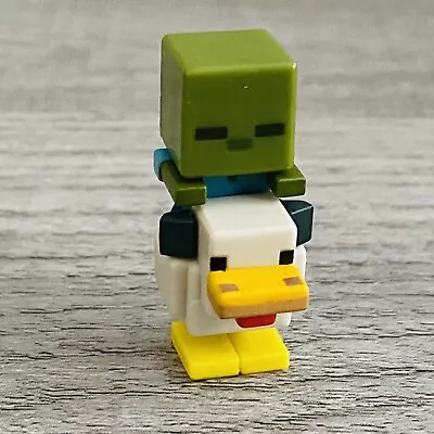 Minecraft MiniFigures Ice Series 5 1  Zombie On Chicken Jockey Figure Mojang • $8