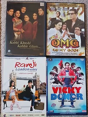 4 DVDS: Vicky Donor OMG Oh My God Ramji Londonwaley Kabhi Khushi Kabhie Gham • $17