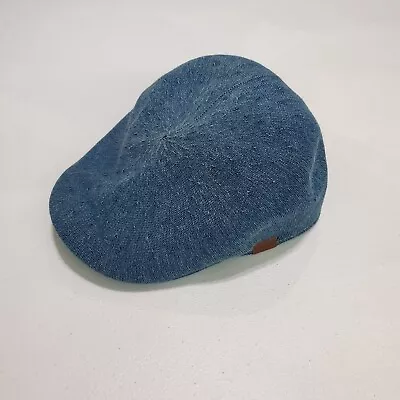 Kangol Men Hat Large Blue Newsboy Cap Logo Patch Casual • $23.97
