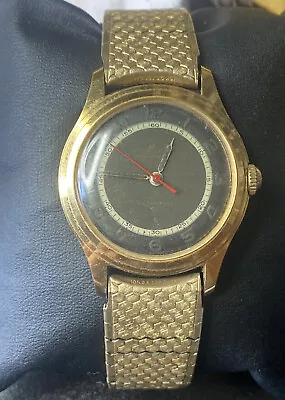 Vintage Mido 17 Jewel Manual Wind 18K Gold Extra Flat Needs Repair Multifort • $150