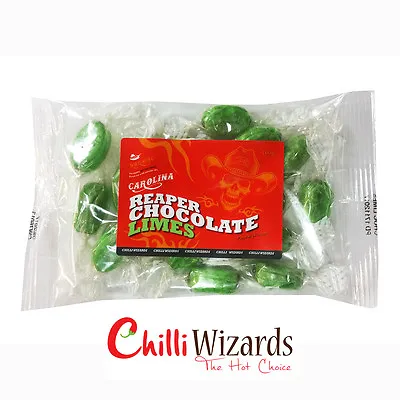 £3.75 • Buy Carolina Reaper Chilli Chocolate Limes - Made With The Worlds Hottest Chillis 