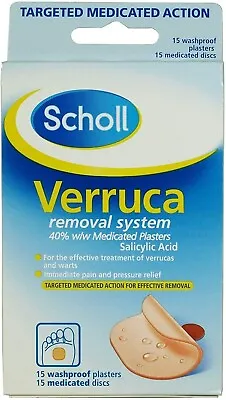 Wart Remover Feet Plaster Scholl Verucca Easy Effective Treatment Foot Care UK • £6.69