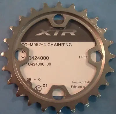 Shimano XTR M952 P-24T X 68BCD MTB Chainring- NEW/NOS- 3x8/9-Speed- NIB++ • $59.99