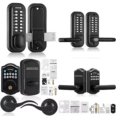 VEVOR Keyless Entry Door Lock Keypad Mechanical/Electronic/Fingerprint W/ Handle • $45.99