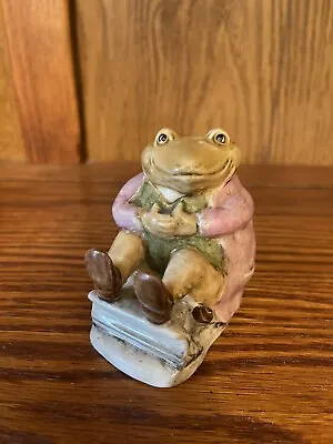 Beatrix Potter MR. JACKSON Frog Figurine Beatrix Potter Collectible • $20