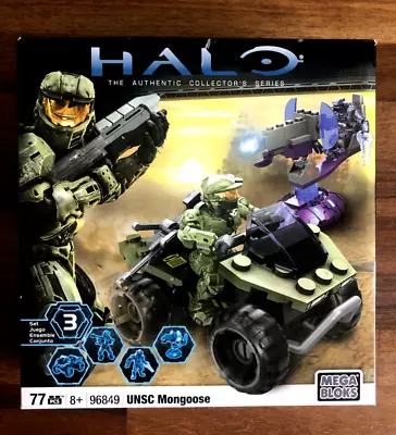 Halo Mega Bloks - UNSC MONGOOSE (77 Pcs Set) ** NEW ** • $86.37