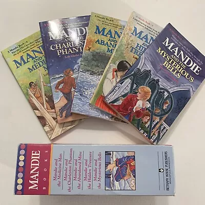 Boxed Set  MANDIE  PBs  6-10  LOIS GLADYS LEPPARD-Mystery Adventure For Pre-Teen • $14.95