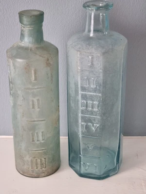 £45 • Buy Graduated Roman Numeral Medicine Bottles