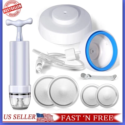 $8.49 • Buy Mason Jar Vacuum Sealer Kit For Foodsaver Food Saver Jar Sealer Attachment Fo...