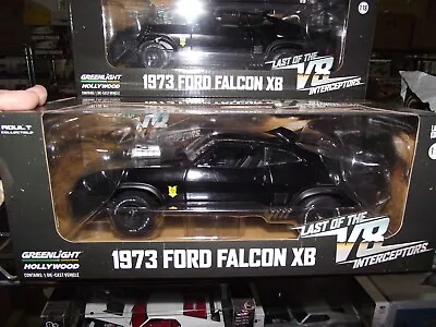 Greenlight 1/18 1973 Ford Falcon XB Black Mad Max NIB • $41