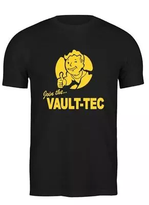 Fallout Vault-Tech Yellow Gaming  Black T-shirt • £12.99