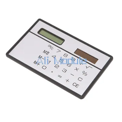£1.19 • Buy 8 Digits Ultra Thin Mini Slim Credit Card Solar Power Pocket Calculator Travel