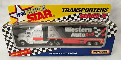 Matchbox 1994 Super Star Transporter Darrell Waltrip Western Auto Racing • $4.99