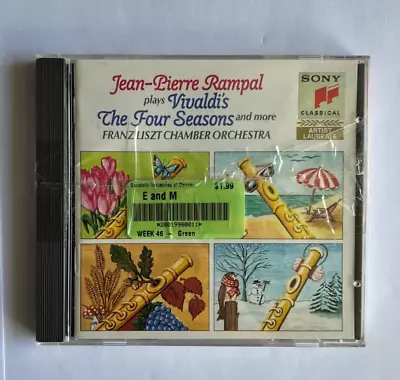 1993 Jean-Pierre Rampal Vivaldi's Four Seasons Franz Liszt Chamber Orchestra CD • $2.99