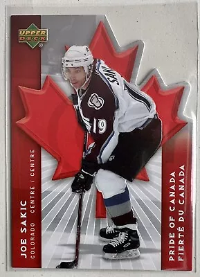 2007-08 McDonald's Upper Deck Pride Of Canada #PC1 Joe Sakic Avalanche • $5.42