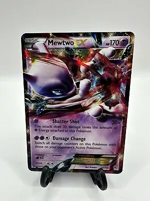 Mewtwo EX 62/162 XY: BREAKthrough Ultra Rare Pokemon TCG NM 2015 • $0.99