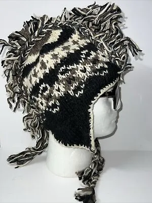 Mohawk Handmade Indian Peruvian Knitting Hat  • $12.50