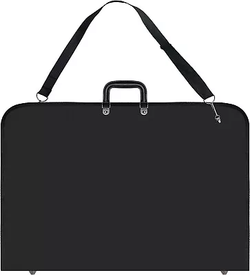 Black Spill-Resistant Art Portfolio Sketching Supplies Case A2 Size- RRP: £29.99 • £24.99