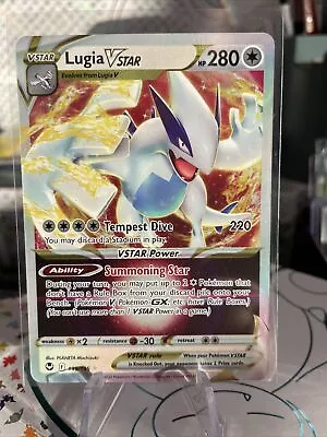 Lugia Vstar 139/195 Pokemon TCG - Silver Tempest Holo Rare NM • £5