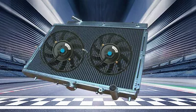 Aluminum Radiator+Fans FOR MAZDA FAMILIA GTX / 323/PROTEGE LX 1.8L BP 1989-1994 • $200