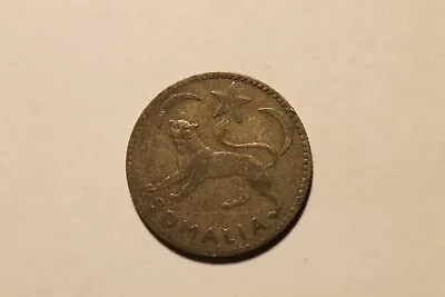 Somalia 1950 1 Somalo Silver Leopard Coin • $23.99