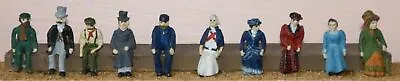Victorian Edwardian F10p PAINTED OO Scale Langley Models People Figures 1/76 • £33.69