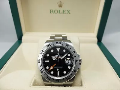 Rolex Stainless Steel Explorer II 216570 Box & Papers • $8800