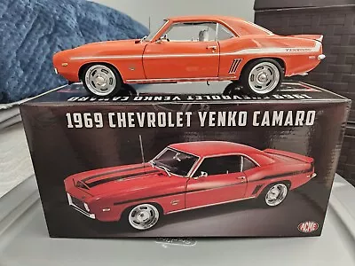 Acme Tom's Garage 1/18 1969 Orange Chevrolet Yenko Camaro A1805728tg 1 Of 120 • $149.99